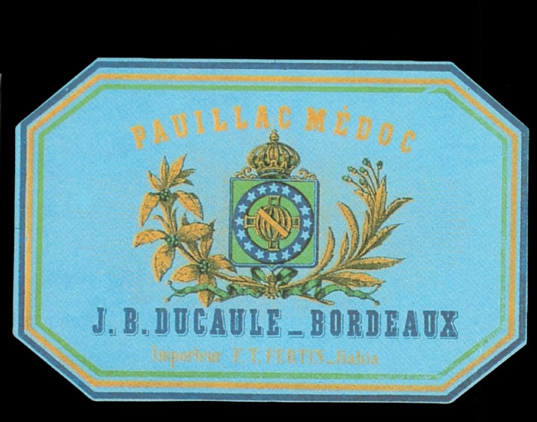 Rótulo Pauillac Médoc — Dom Pedro I